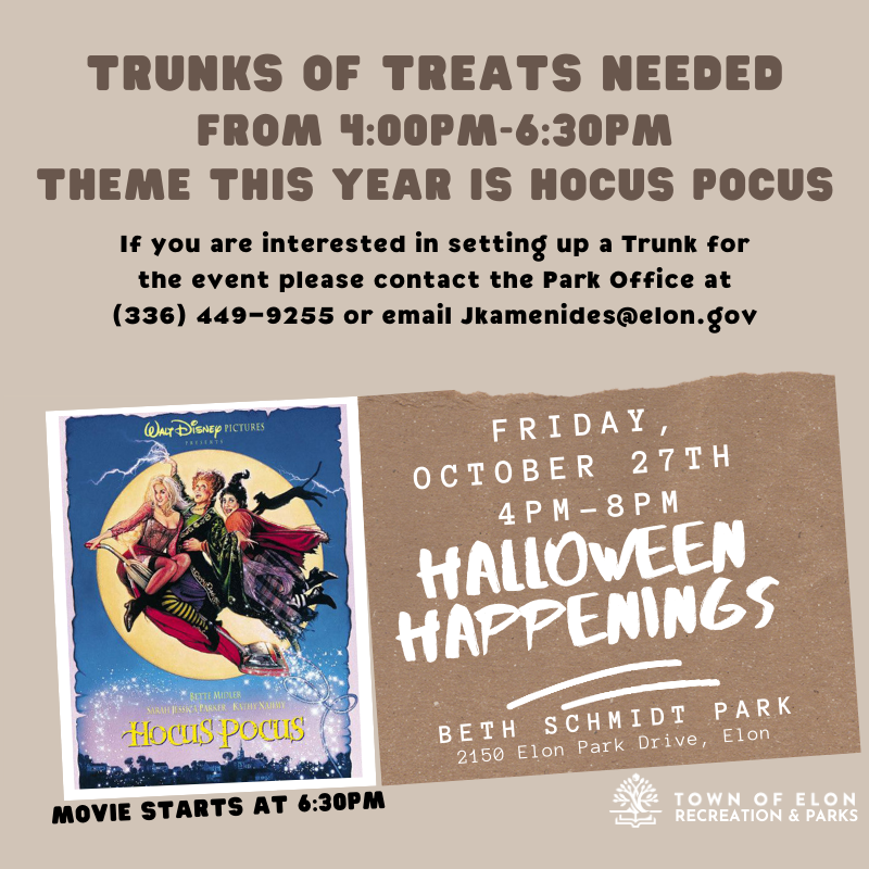 Halloween Happenings Call for Trunks of Treats United Way of Alamance